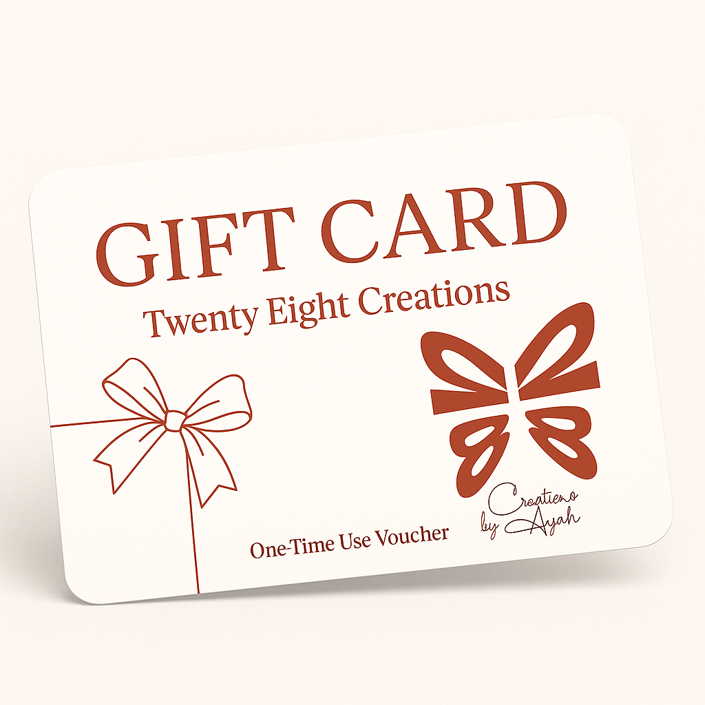 Twenty Eight Creations Gift Card