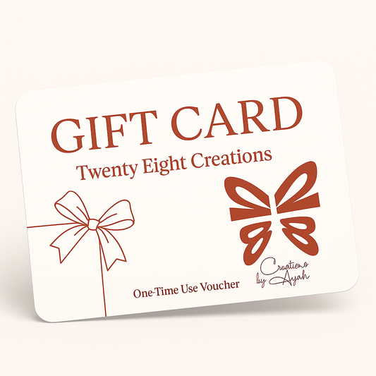 Twenty Eight Creations Gift Card
